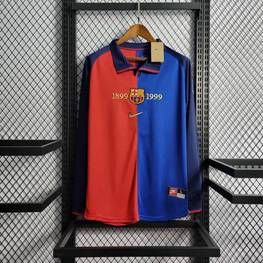 Retro's FC Barcelona 1999 Centenary Edition Long Sleeve Jersey
