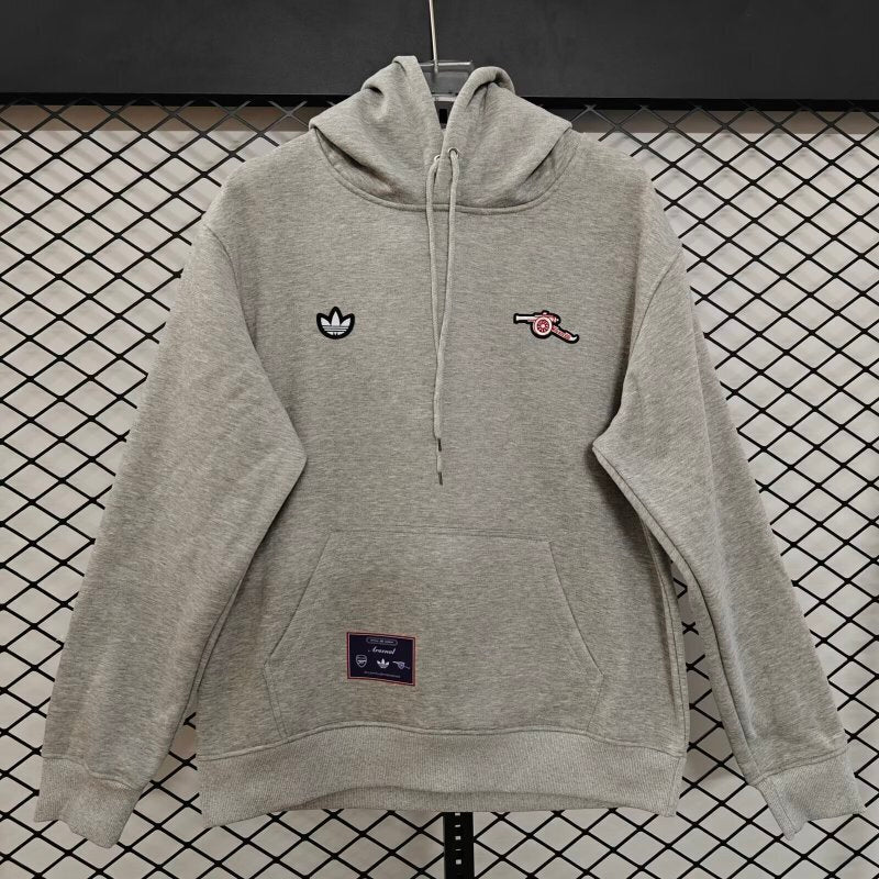 Arsenal FC 2025/26 Grey Hoodie