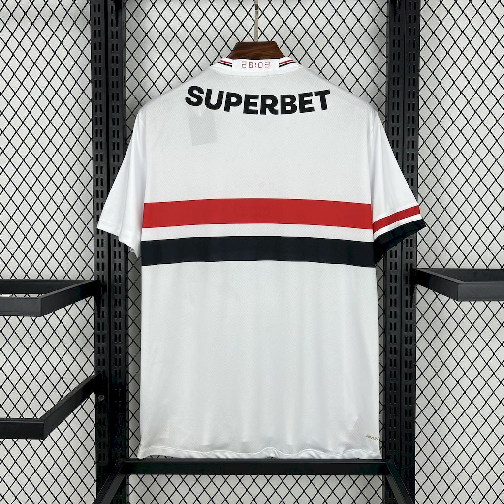 Men’s São Paulo FC 2025 Home Jersey