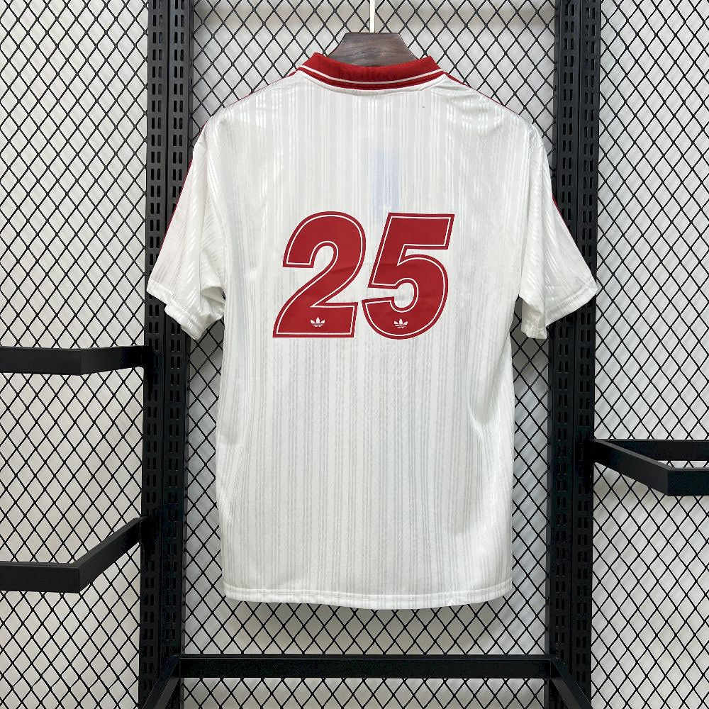 Men’s Oasis Tour 2025 White & Red Jersey