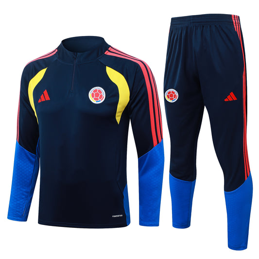 Colombia Adults Football Training Tracksuit – Half-Zip