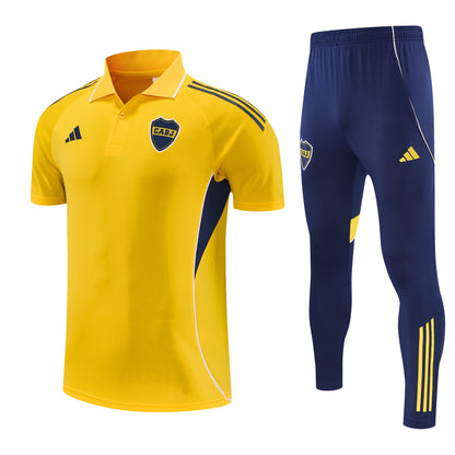 Boca Juniors 2026 Adult's Polo & Training Pants Set