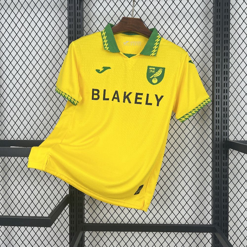 Men’s Norwich City 2025/26 Home Jersey
