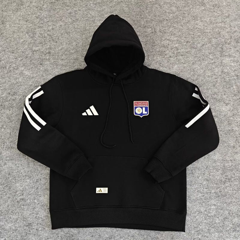 Olympique Lyonnais - Black Hoodie