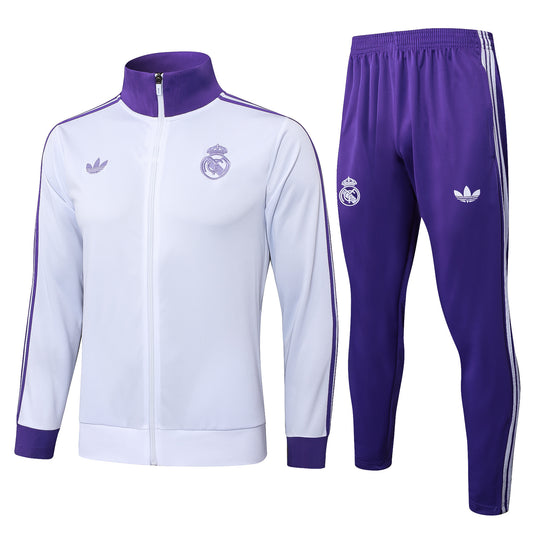 Real Madrid 2025/26 Kid's Full-Zip Training Set