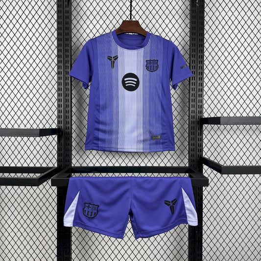 Kid's FC Barcelona 2025/26 Purple GK Kit