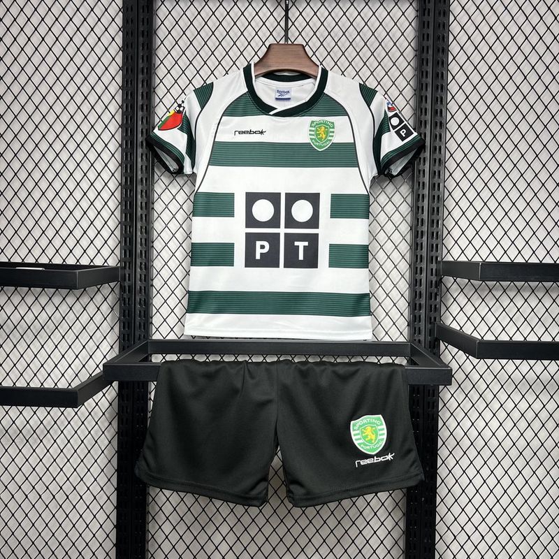 Sporting CP 2002/03 Home Retro Kids Kit