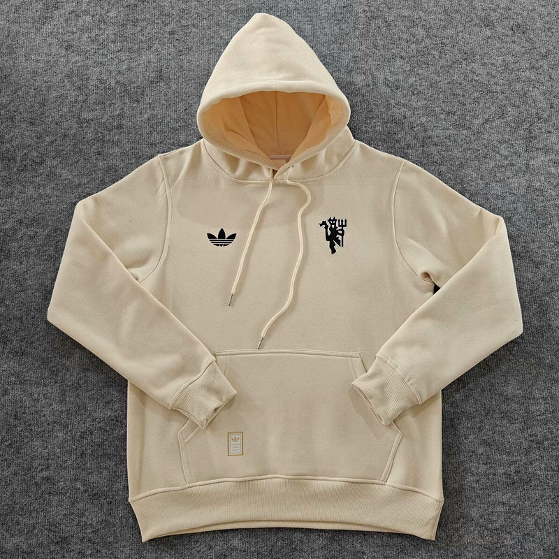Manchester United 2025/26 Beige Hoodie