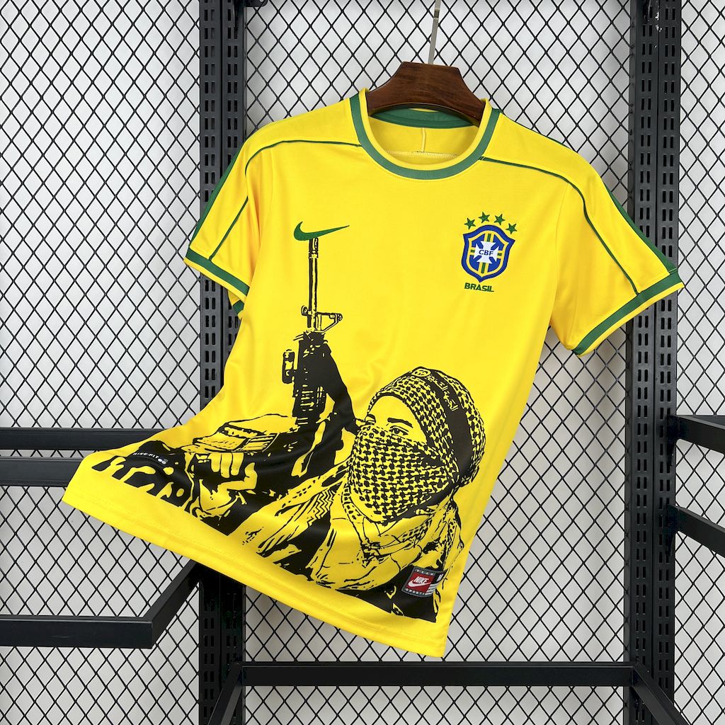Retro's Brazil 1998 Soldiers Edition Jersey