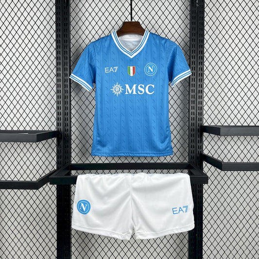Kid's SSC Napoli 2025/26 Home Kit