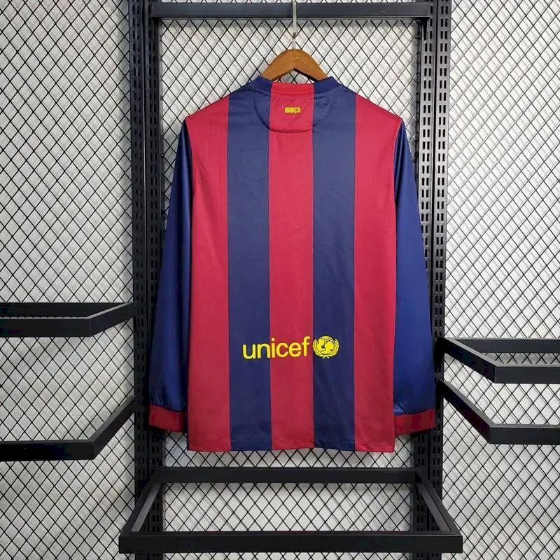 Retro's FC Barcelona 2014/15 Home Long Sleeve Jersey