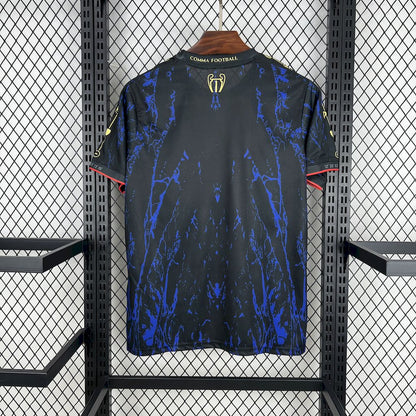 Men's Paris Saint-Germain 2025/26 Red/Blue UCL Champions Special Edition Jersey II