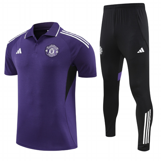 Manchester United 2026 Adult's Polo & Training Pants Set