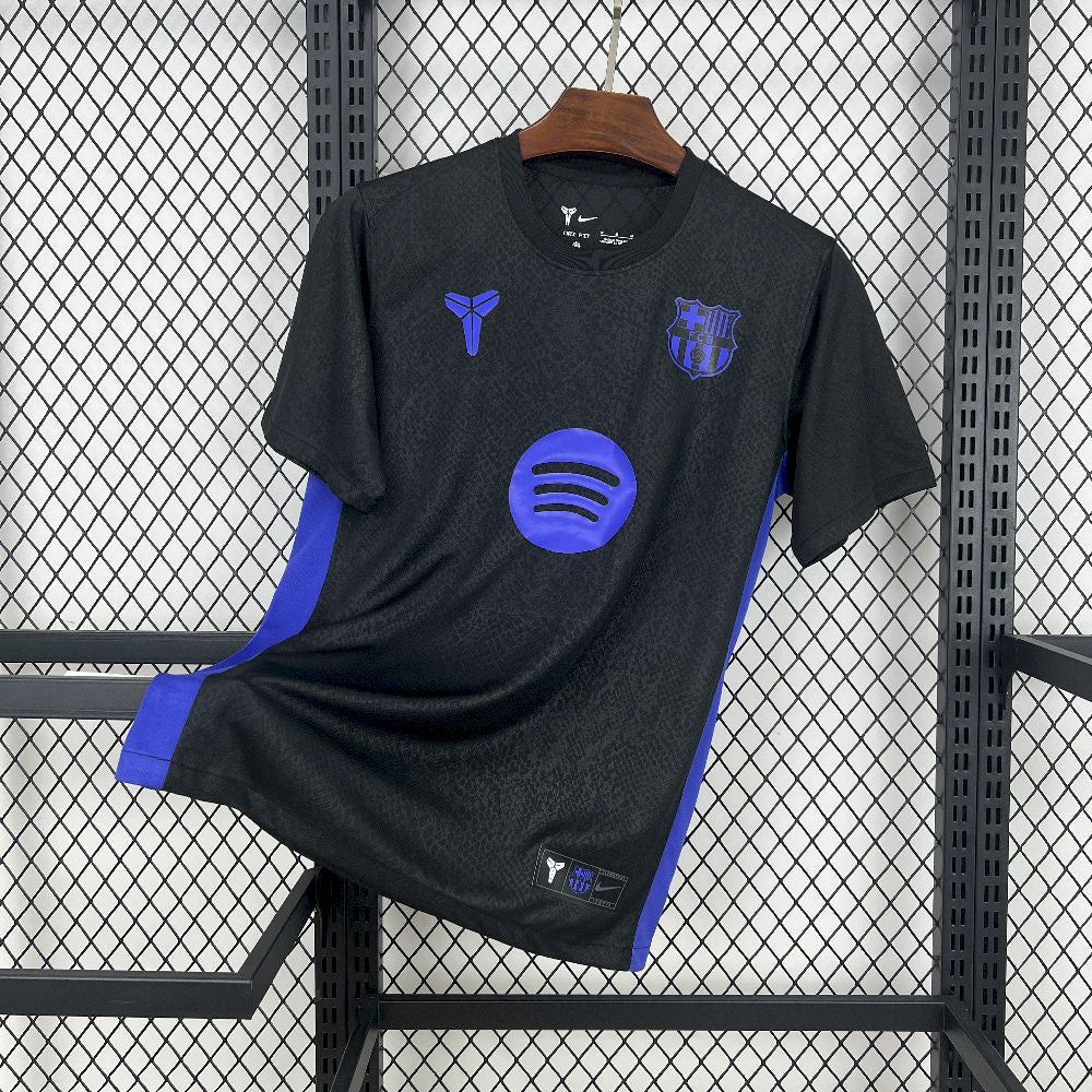 Men's FC Barcelona 2025/26 KB Black Edition Jersey