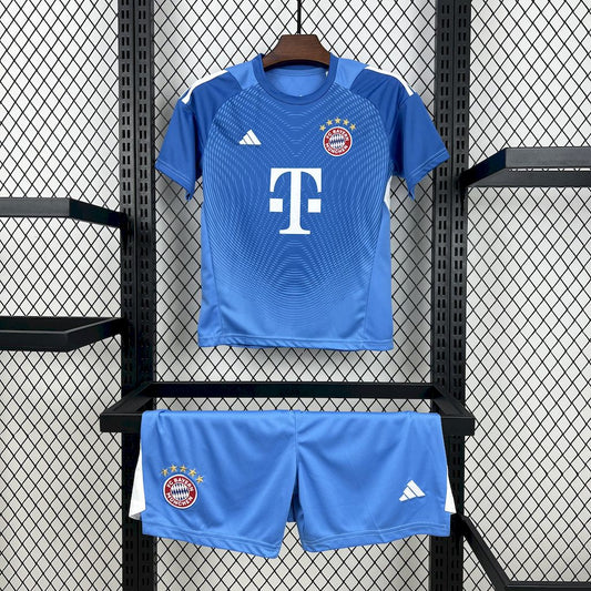 Kid's Bayern Munich 2025/26 Blue GK Kit