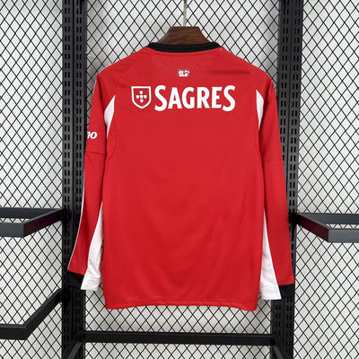 Men's SL Benfica 2025/26 Home Long Sleeve Jersey