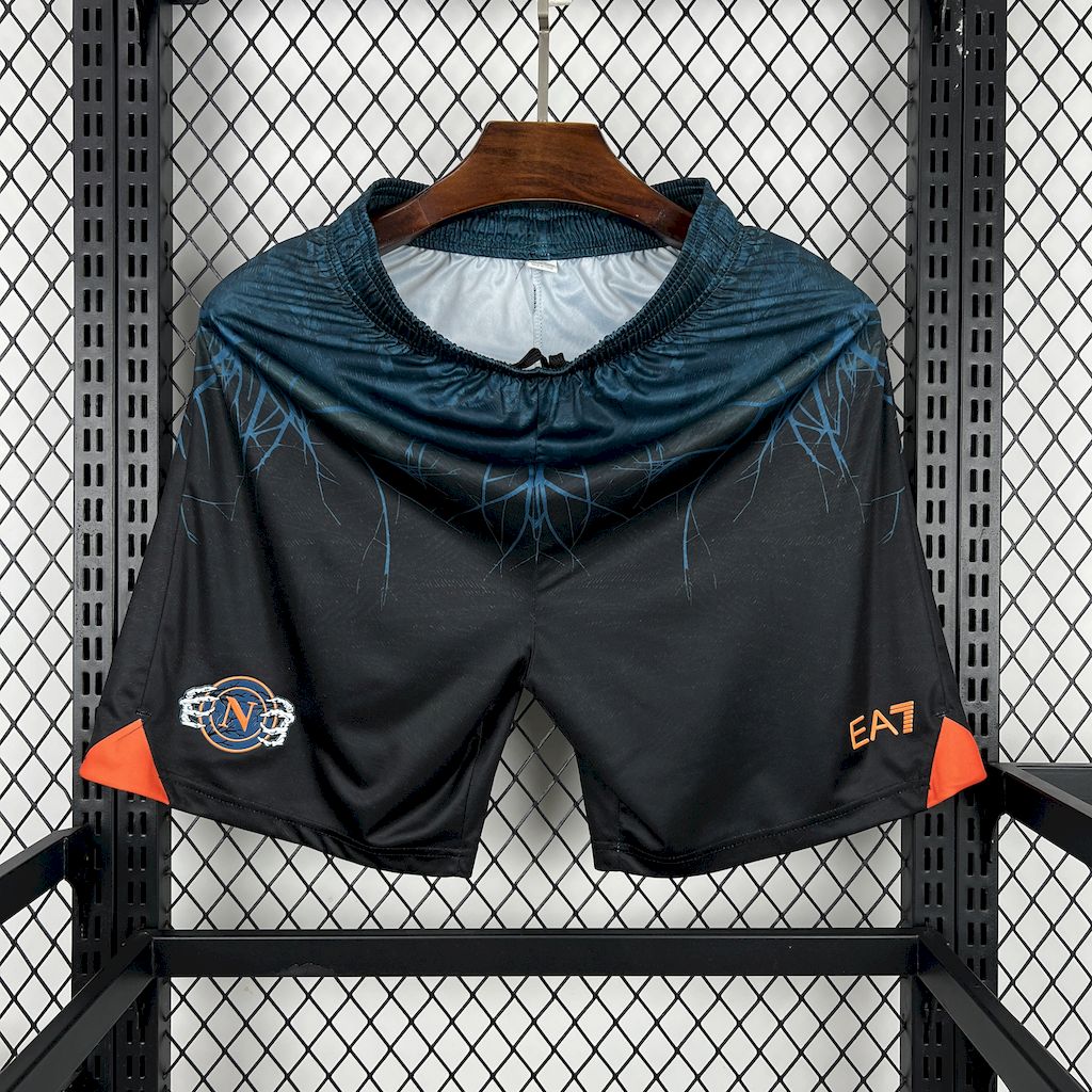 Men’s SSC Napoli 2025/26 Black Halloween Edition Shorts