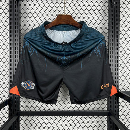 Men’s SSC Napoli 2025/26 Black Halloween Edition Shorts