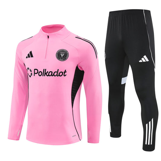 Inter Miami Kids Football Training Tracksuit – Half-Zip