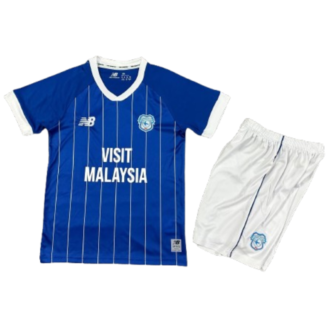 Kid's Cardiff City 2025/26 Home Kit