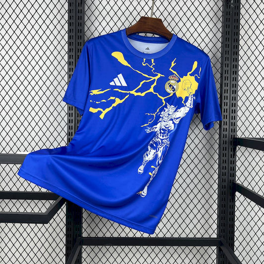 Men’s Real Madrid 2025/26 Blue Pré-Match Training Jersey