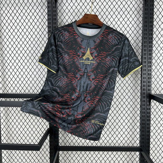 Men's Paris Saint-Germain 2025/26 Grey UCL Champions Special Edition Jersey