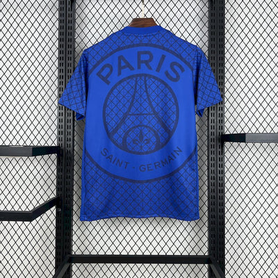Men's Paris Saint-Germain 2025/26 Blue Pré-Match Training Jersey