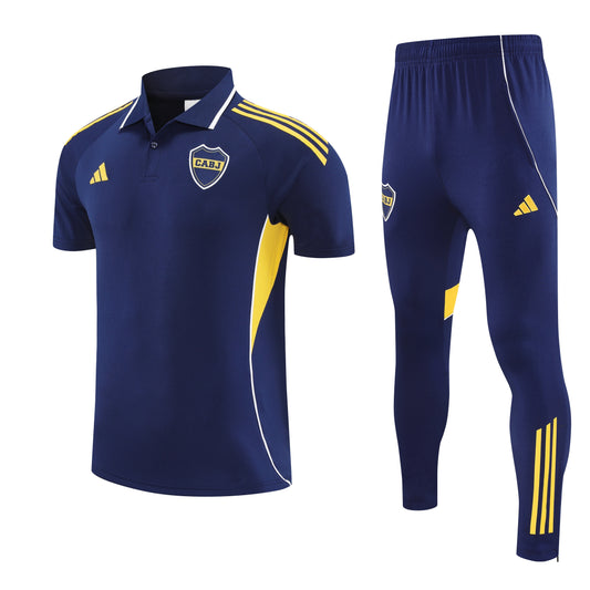 Boca Juniors 2026 Adult's Polo & Training Pants Set