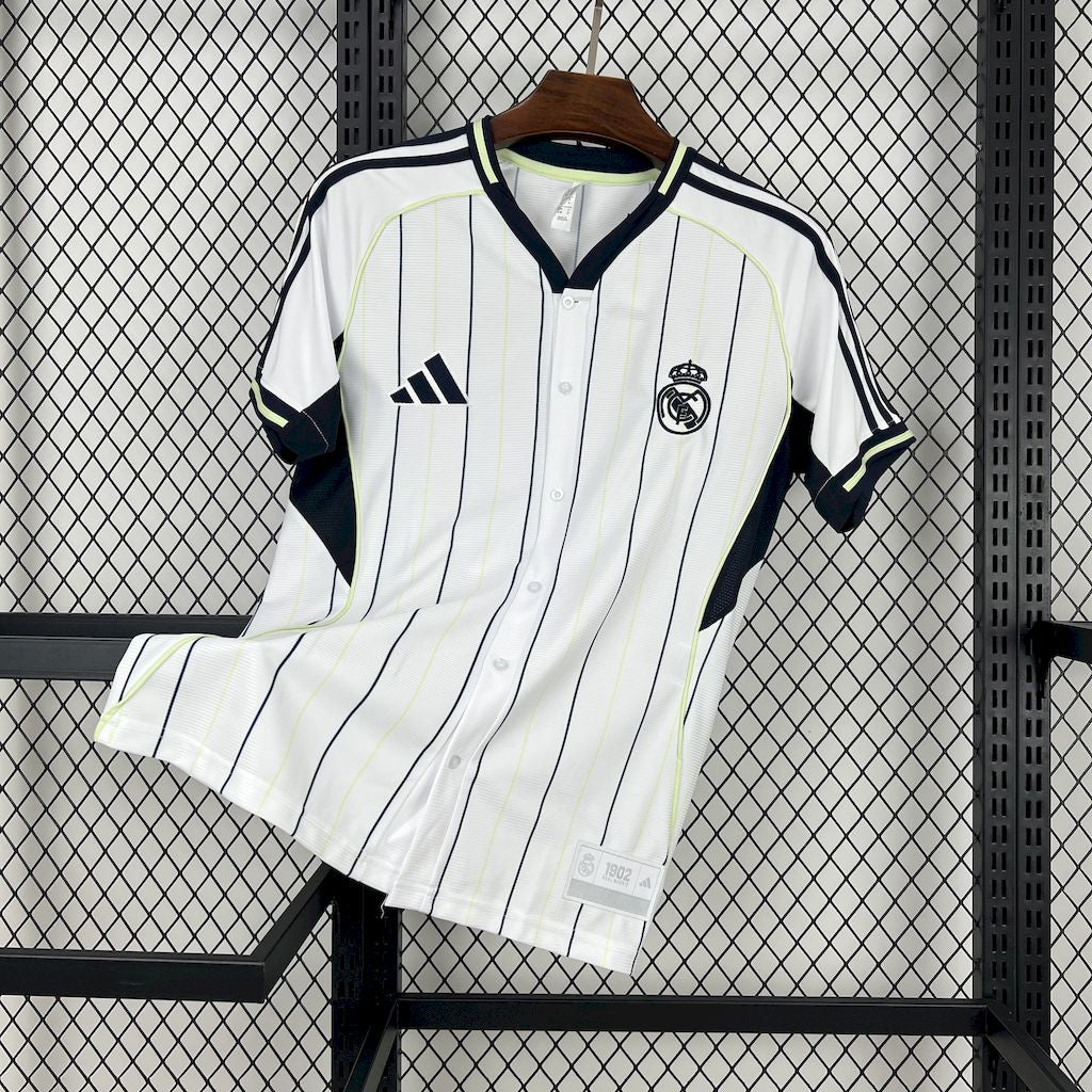 Men's Real Madrid 2025/26 White US Pack Jersey