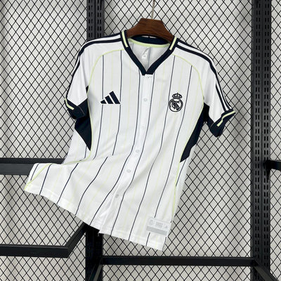 Men's Real Madrid 2025/26 White US Pack Jersey