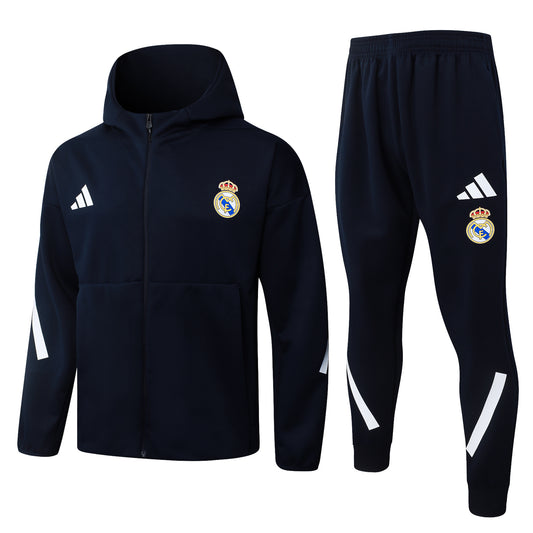 Real Madrid 2025/26 Adult's Hoodie Full-Zip Training Set