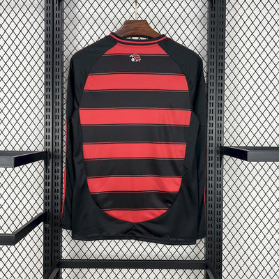 Men’s Flamengo 2025 Home Long Sleeve Jersey