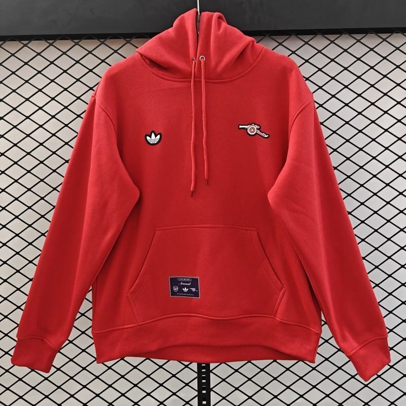 Arsenal FC 2025/26 Red Hoodie
