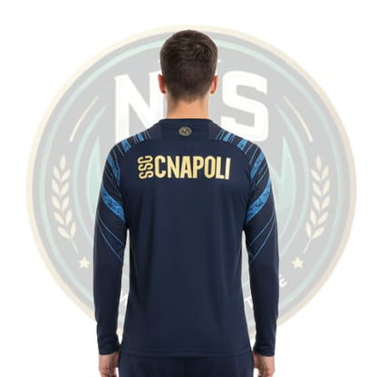 Men's SSC Napoli 2025/26 Pré-Match Training Long Sleeve Jersey