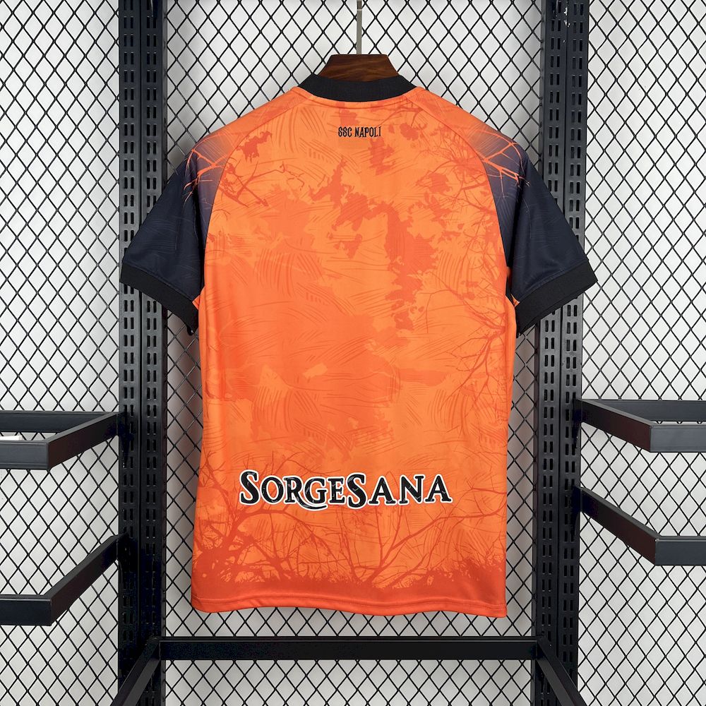 Men’s SSC Napoli 2025/26 Orange Halloween Edition Jersey