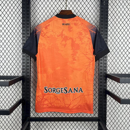 Men’s SSC Napoli 2025/26 Orange Halloween Edition Jersey