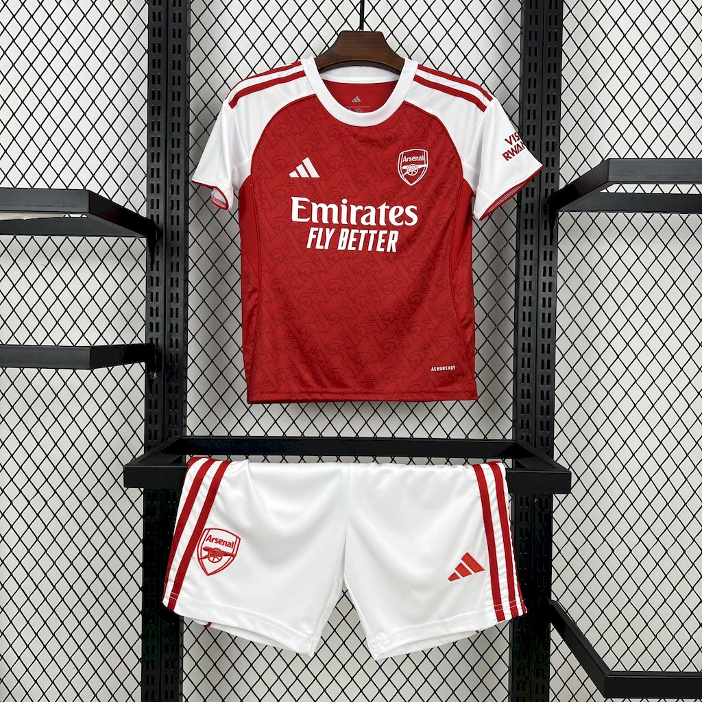 Arsenal FC 2025/26 Home Kids Kit