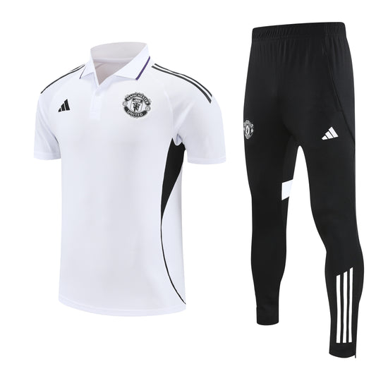Manchester United 2026 Adult's Polo & Training Pants Set