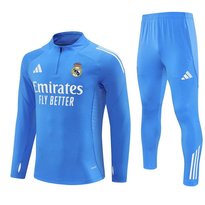 Real Madrid 2025/26 Half-Zip Training Set – Essential Edition