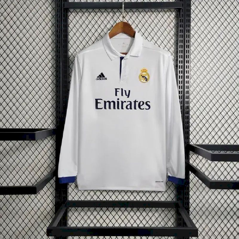 Retro's Real Madrid 2016/17 Home Long Sleeve Jersey