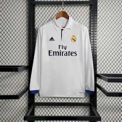 Retro's Real Madrid 2016/17 Home Long Sleeve Jersey