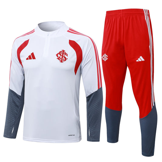 SC Internacional Adults Football Training Tracksuit – Half-Zip