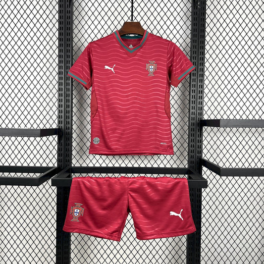 Kid's Portugal 2026 Home Kit (Red Version)
