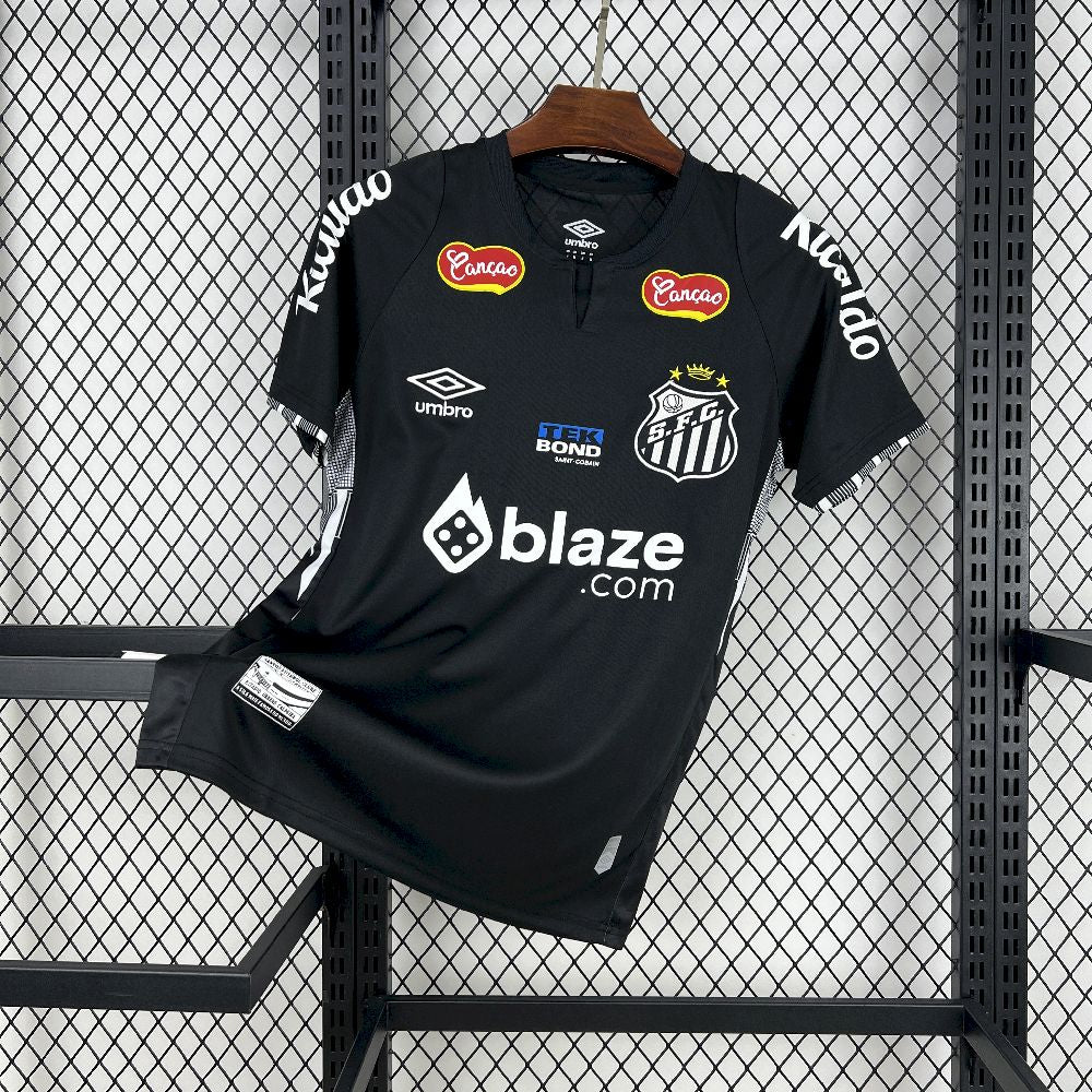 Men's Santos FC 2025 Black GK Jersey