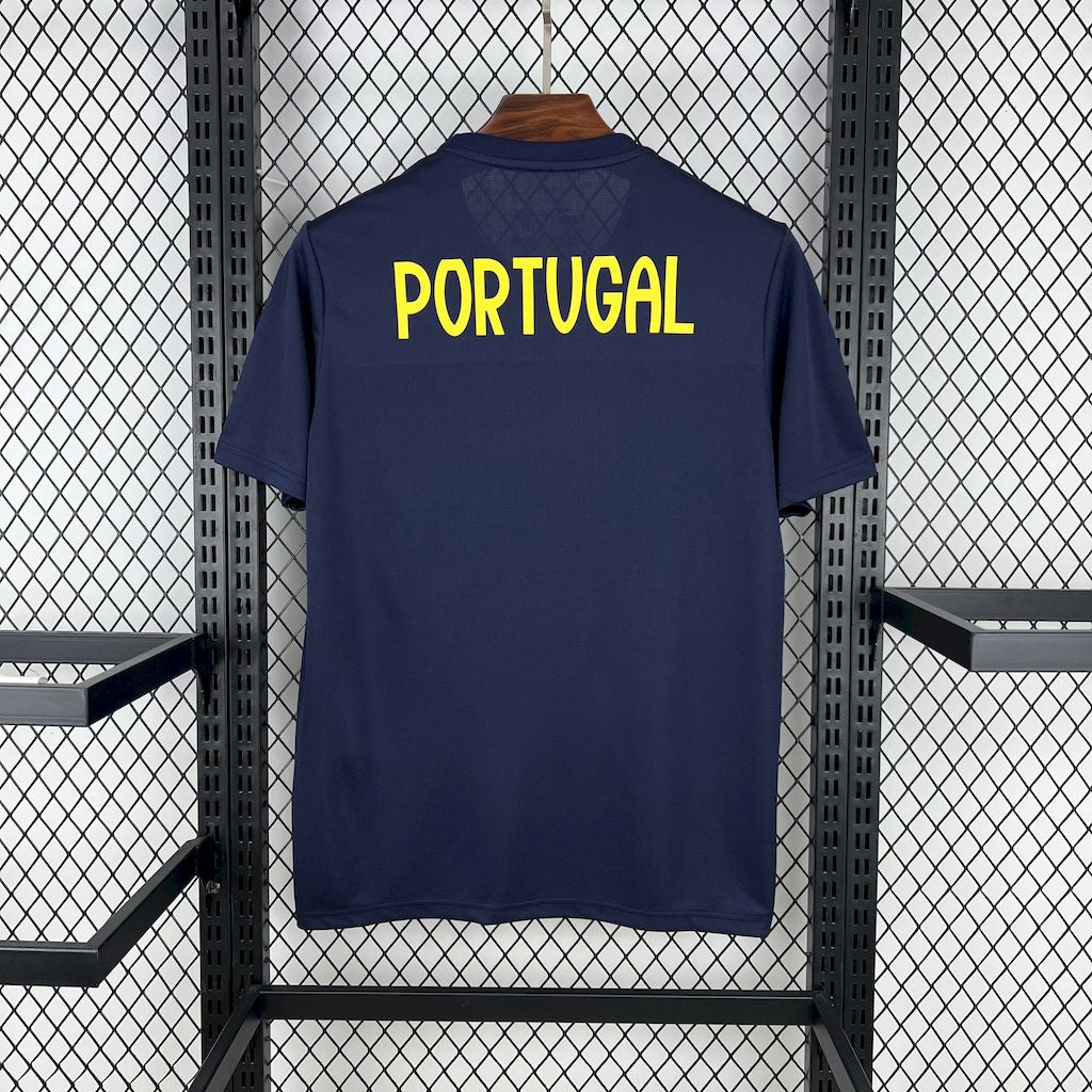 Men’s Portugal 2025/26 Blue Casual Edition Jersey