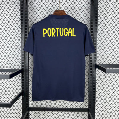 Men’s Portugal 2025/26 Blue Casual Edition Jersey