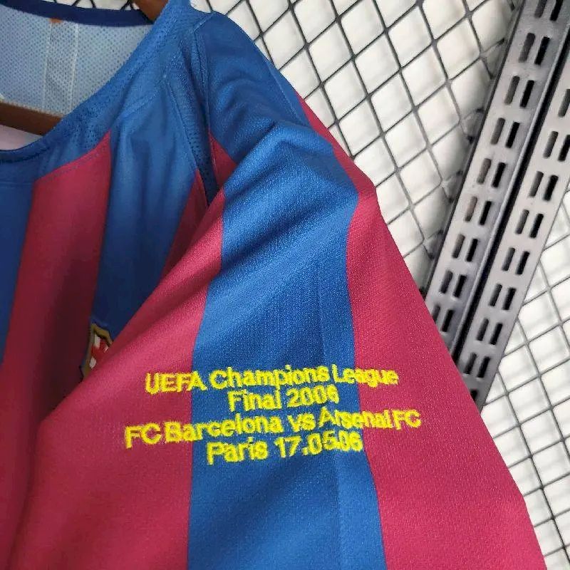 Retro's FC Barcelona 2005/06 Home Long Sleeve UCL Final Edition Jersey