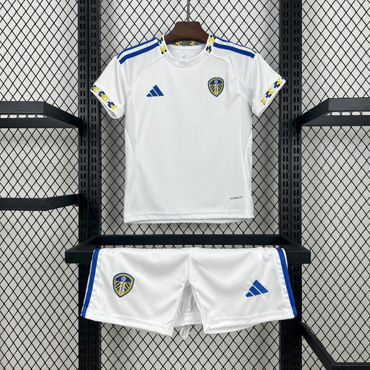 Kid's Leeds United 2025/26 Home Kit