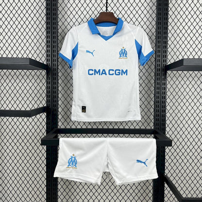 Kid's Olympique Marseille 2025/26 Home Kit
