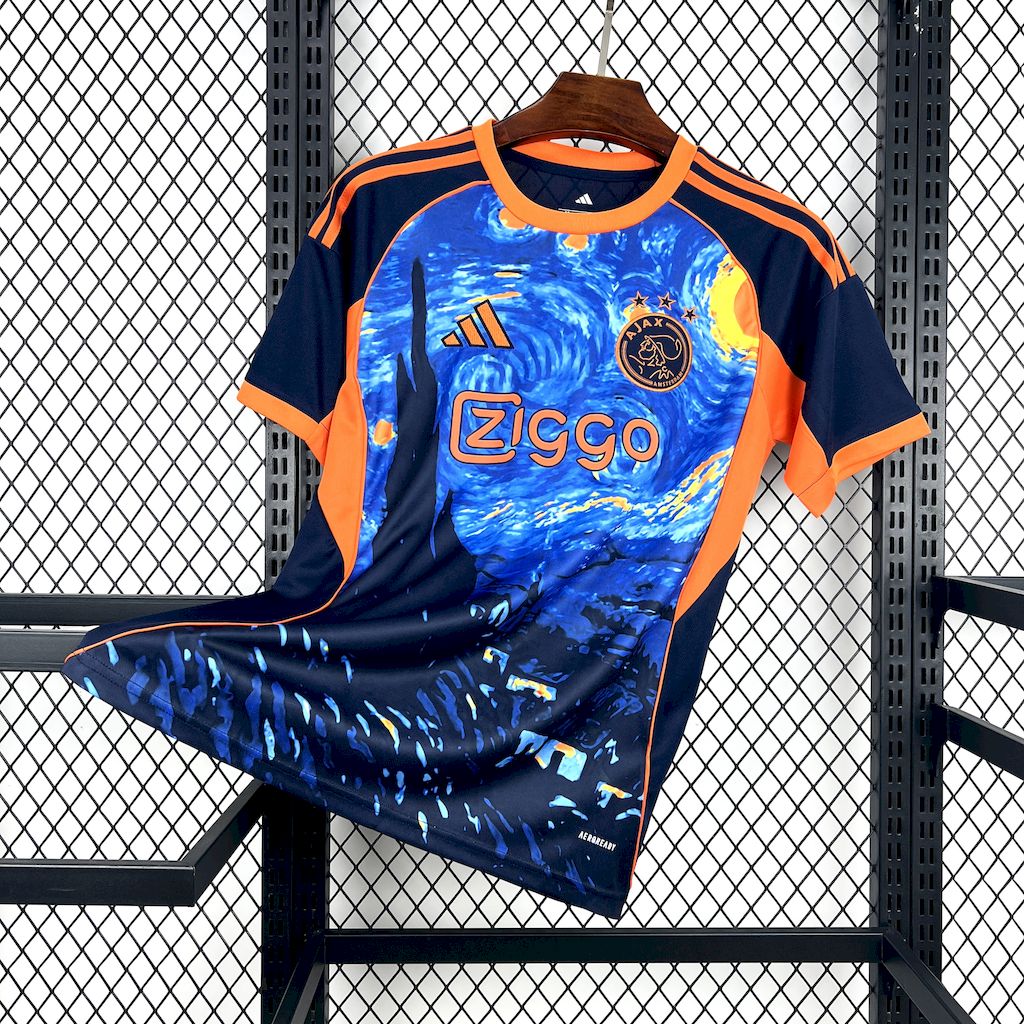 Men’s Ajax x Van Gogh 2025/26 The Starry Night Edition Jersey